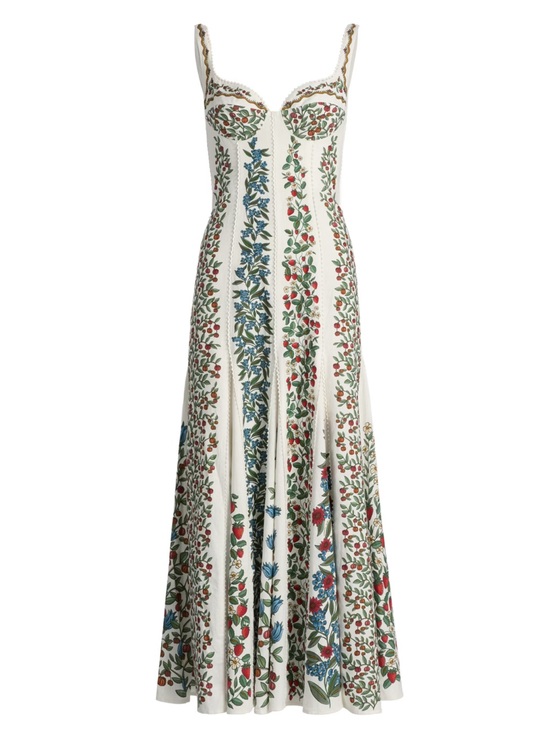 FARM Rio Dresses & Skirts - Farm Rio Off White Fruit Beauty Maxi Dress